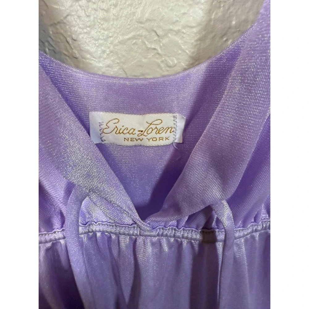 Erica Loren New York Lavender Slip Dress Medium - Picture 5 of 6